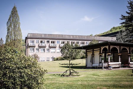 Foto vom parkähnlichen Garten